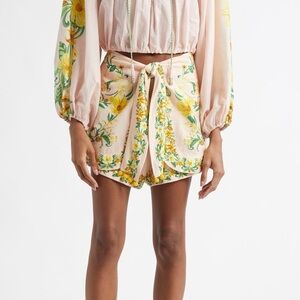 Farm Rio: Botanical Beauty Tie Waist Shorts